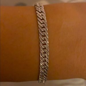 14k White Gold 7.25” Bracelet